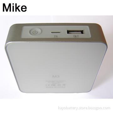 Power bank with 7800mAh, DC5V 1A, with charger, 5pcs connectors